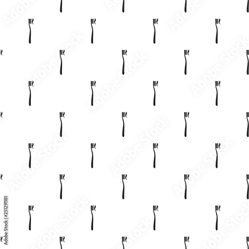 Classic toothbrush pattern seamless vector repeat geometric for any web design