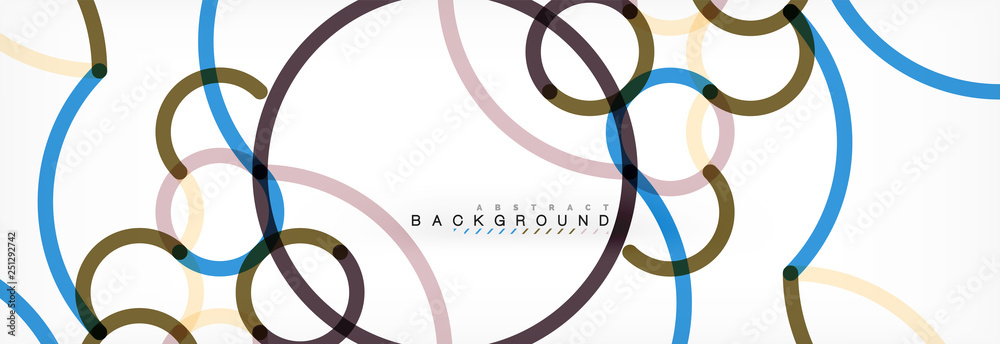 Curly wave lines abstract background design, transparent color lines on gray Curly wave lines abstract background design, transparent color lines on gray