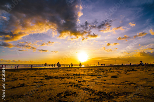 Sunset at Double Six Beach, Legian, Seminyak, Kuta, Bali, Indonesia