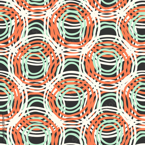 Abstract Ikat and boho style handcraft fabric pattern. Traditional Ethnic design for clothing and textile background, carpet or wallpaper