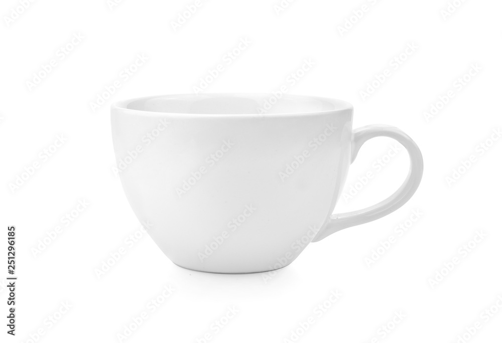 Cup on white background. Cup on white background.