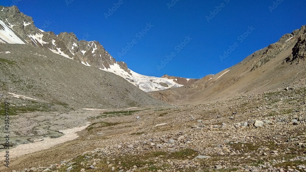 Powerful mountain landscape of Caucasus