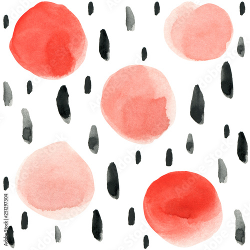 Watercolor seamless pattern