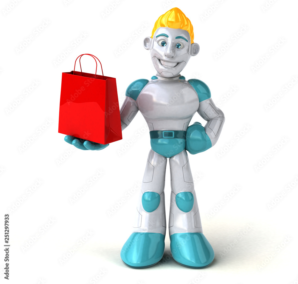 Robot - 3D Illustration Robot - 3D Illustration