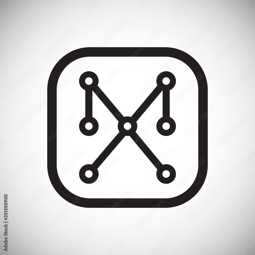 Electronic circuit icon on white background for graphic and web design, Modern simple vector sign. Internet concept. Trendy symbol for website design web button or mobile app Electronic circuit icon on white background for graphic and web design, Modern simple vector sign. Internet concept. Trendy symbol for website design web button or mobile app