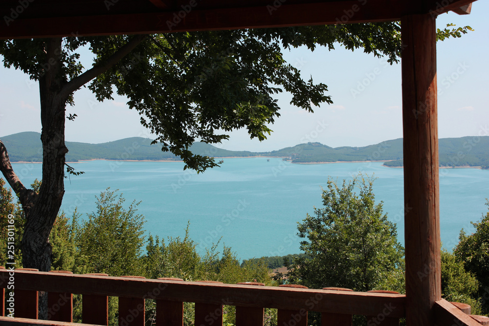 Fototapeta premium Artificial Lake Plastira of Karditsa central Greece Europe