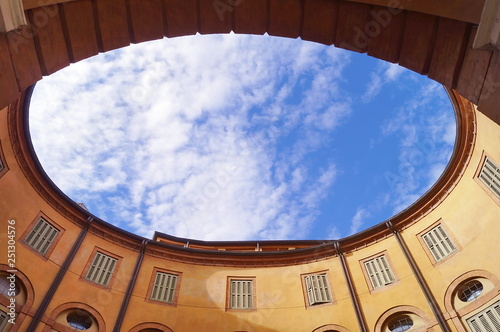 Foschini round of the municipal theater of Ferrara, Italy photo