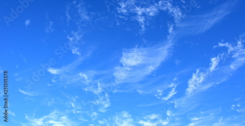 Wolkenhimmel - Schleierwolken - Schönwetterwolken