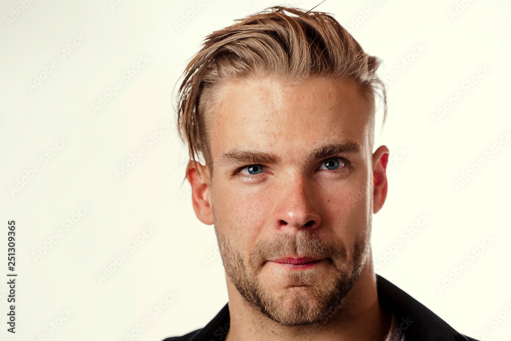 Obraz premium man face. 