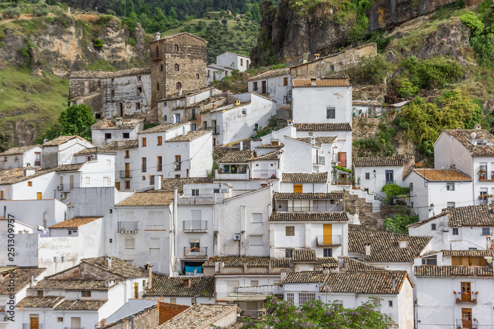 White houses of Cazorla village, Spain