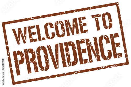 welcome to Providence stamp