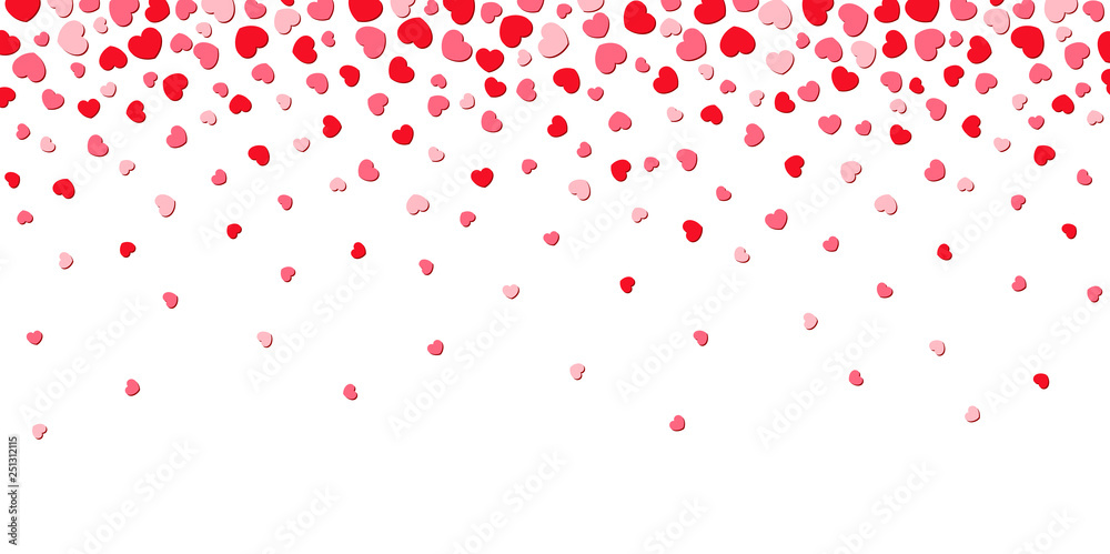 Background material of the heart falling down