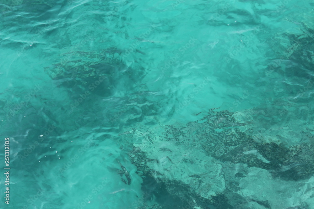 Clear pure water in Cabo-Verde