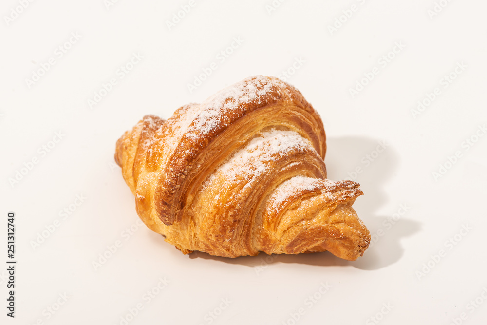 Pastry on a white background Pastry on a white background