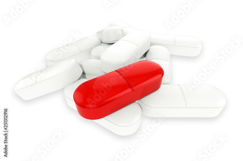 Medicines Collection® – Red & White pills