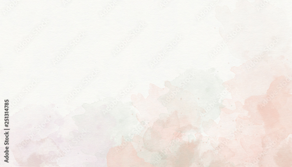 Pastel abstract watercolor background