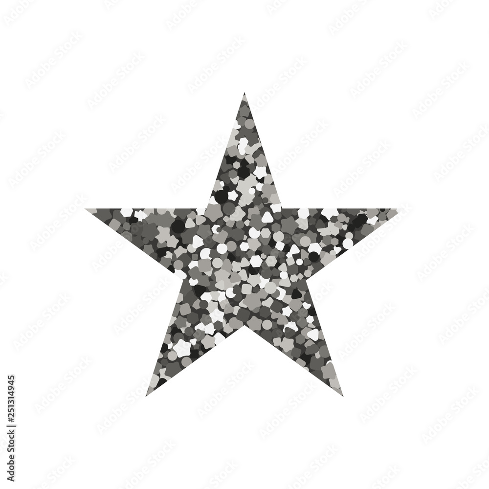Fototapeta premium Silver star.