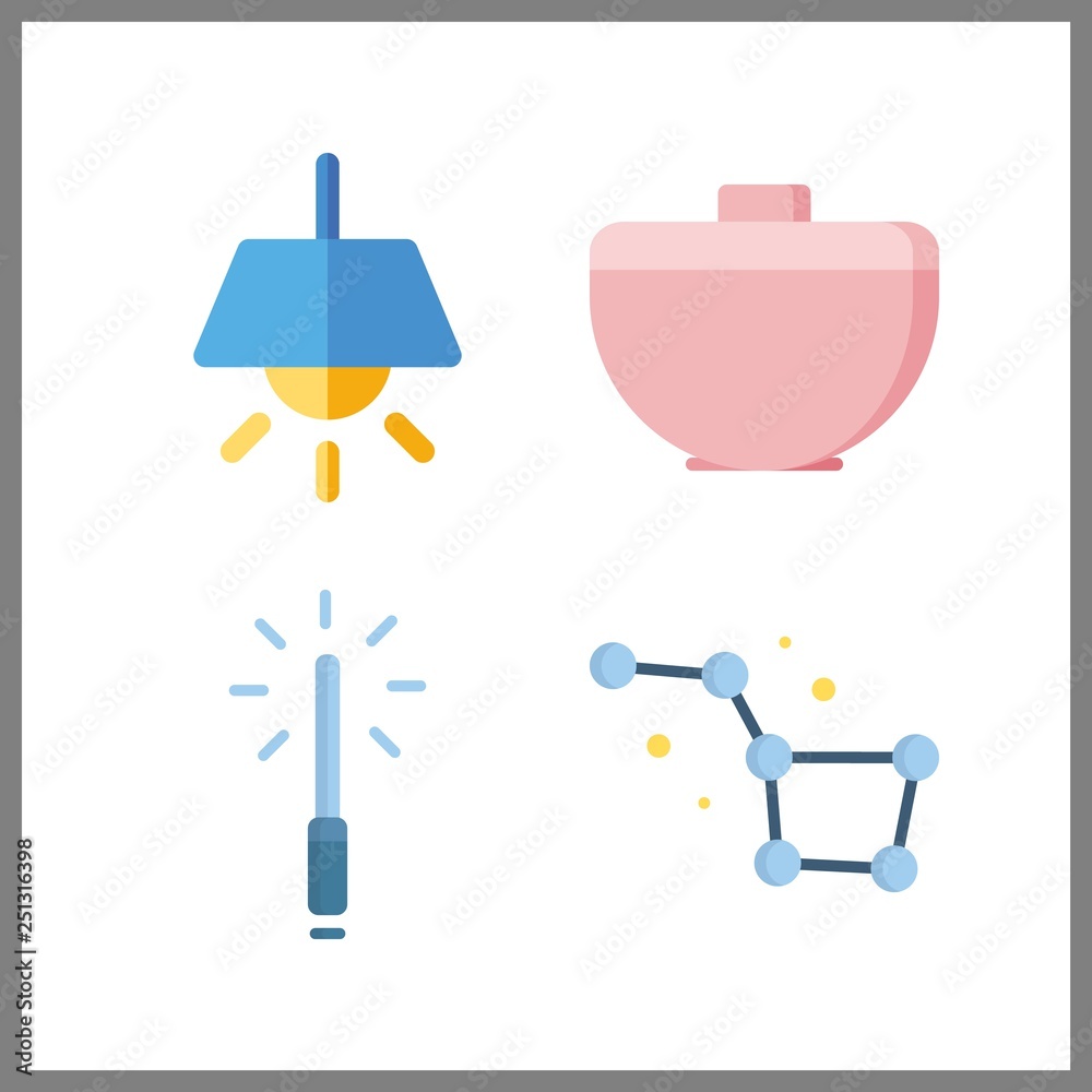 4 glow icon. Vector illustration glow set. lightsaber and lamp icons for glow works 4 glow icon. Vector illustration glow set. lightsaber and lamp icons for glow works