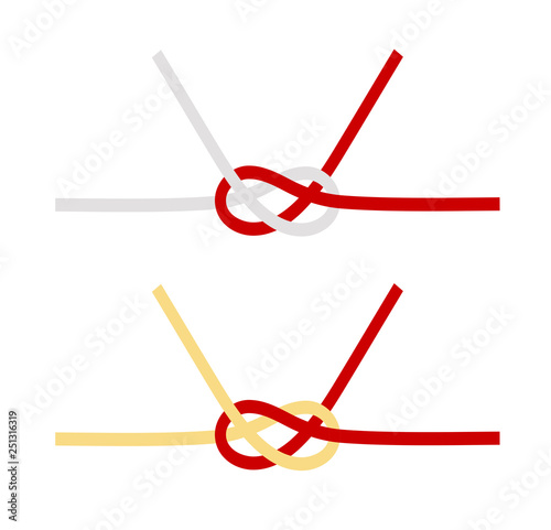 Mizuhiki 水引 あわじ結び Stock イラスト Adobe Stock