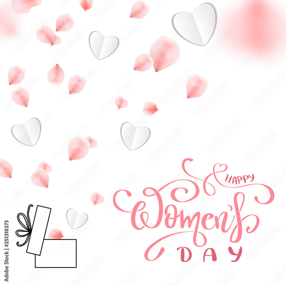 Happy Women's day banner 