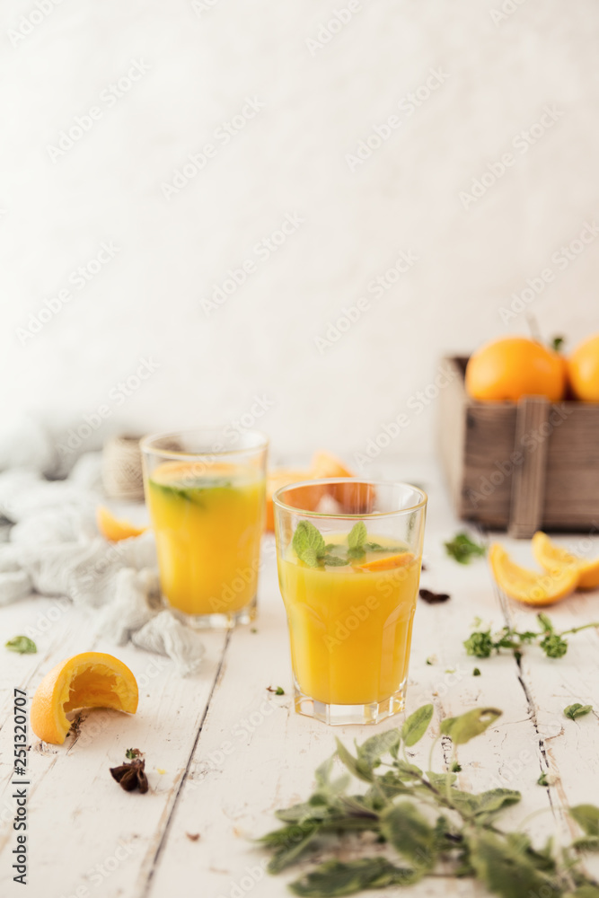 Fototapeta premium zumo de naranja