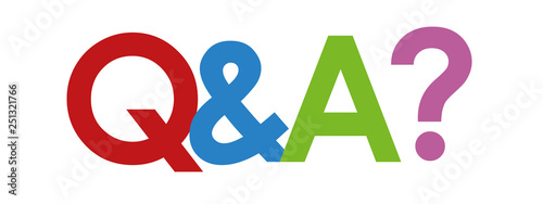 Q&A text in white background