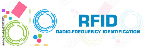 Free Download RFID - Radio Frequency Identification Colorful Technology Square Horizontal  - GFXLoad