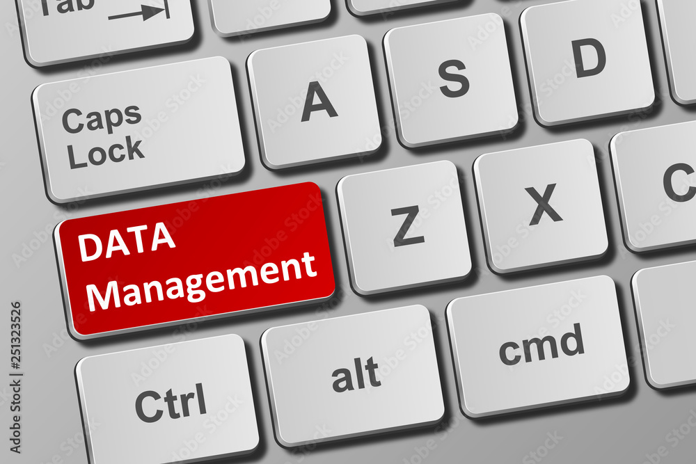 Keyboard with data management button Keyboard with data management button