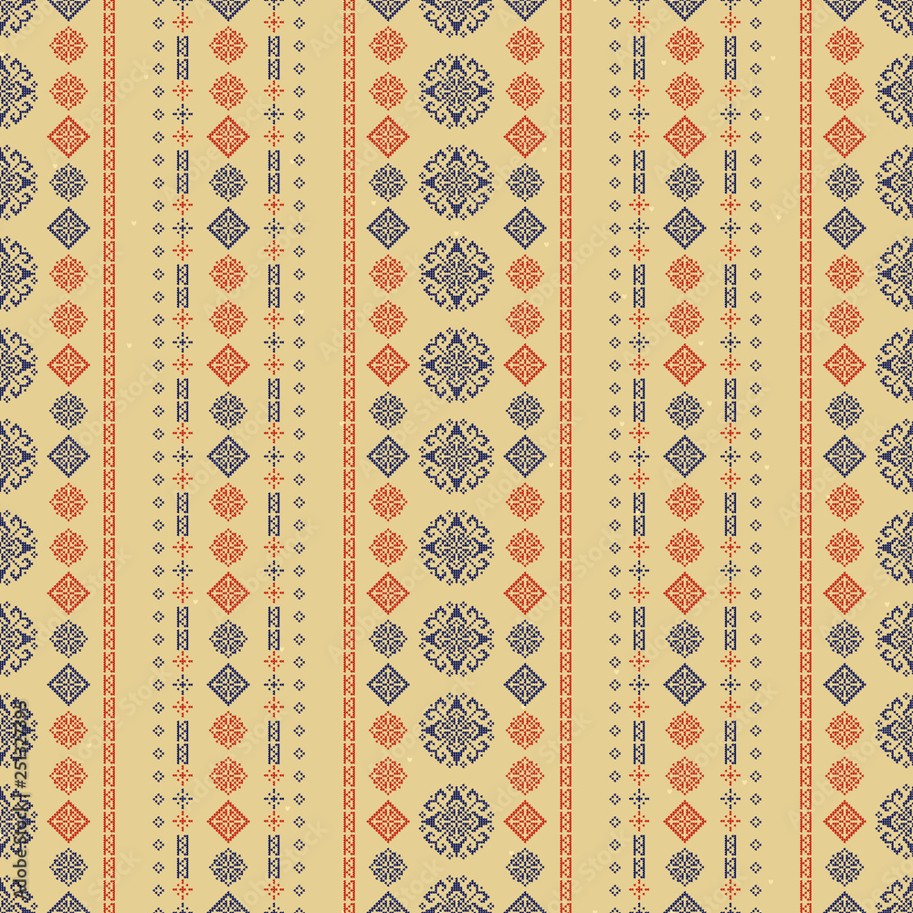 Traditional Norway Style Seamless Knitting Pattern. Abstract ethnic Background. Traditional Norway Style Seamless Knitting Pattern. Abstract ethnic Background.