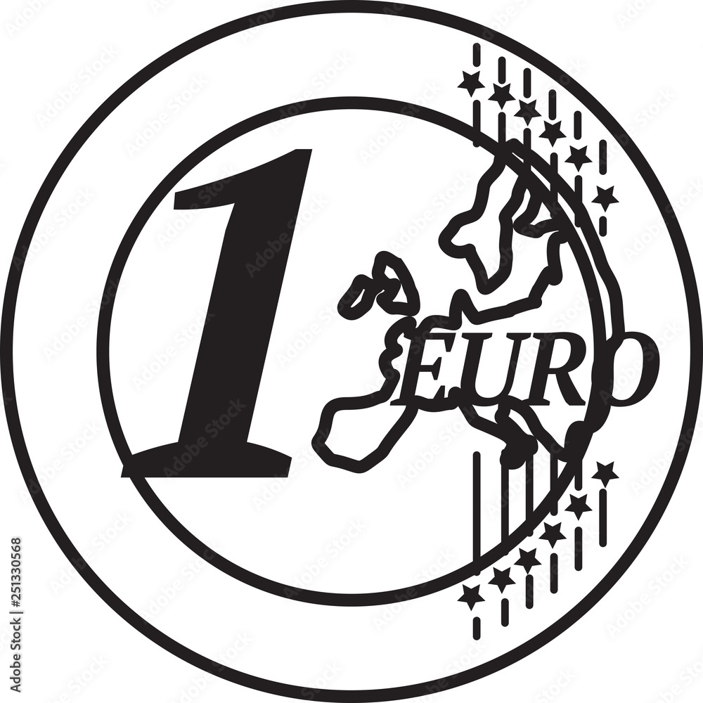 One European Union Euro Coin Stock Vector Adobe Stock one-european-union-euro-coin-stock-vector-adobe-stock