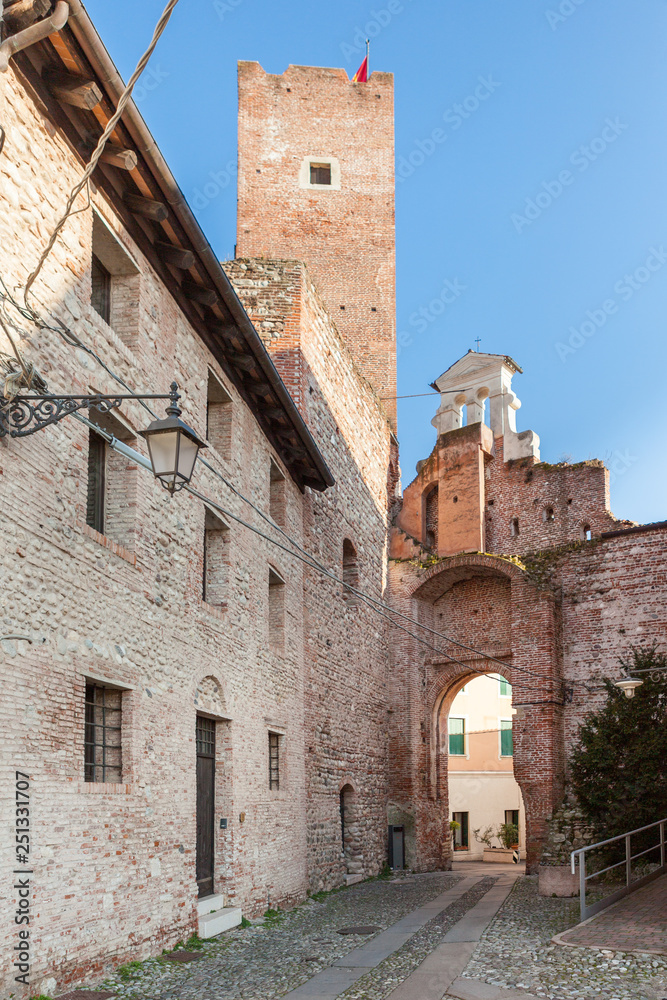 Bassano del Grappa, Castello degli Ezzelini, Italia