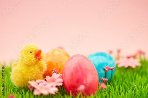 Bunter Ostern Design Hintergrund