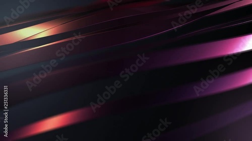 Undulating Gold and Purple Ribbon loop - ideal backdrop for titles and graphics