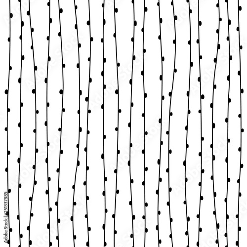 Black and white lines with ...