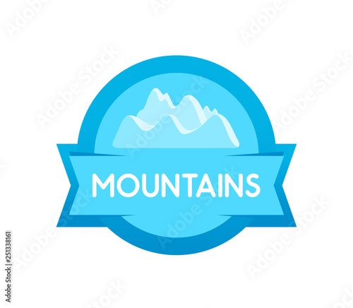 Vector badge round shape of...