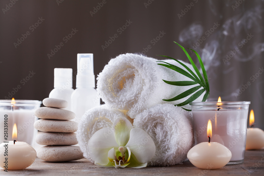 Details about   Ambesonne Spa Bedspread Stones Aromatic Candles and Orchids Blooms Treatment Va 