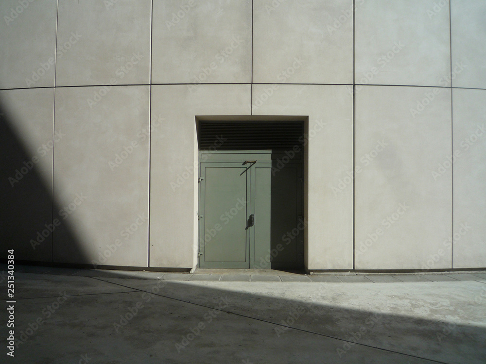 closed door in a modern building closed door in a modern building