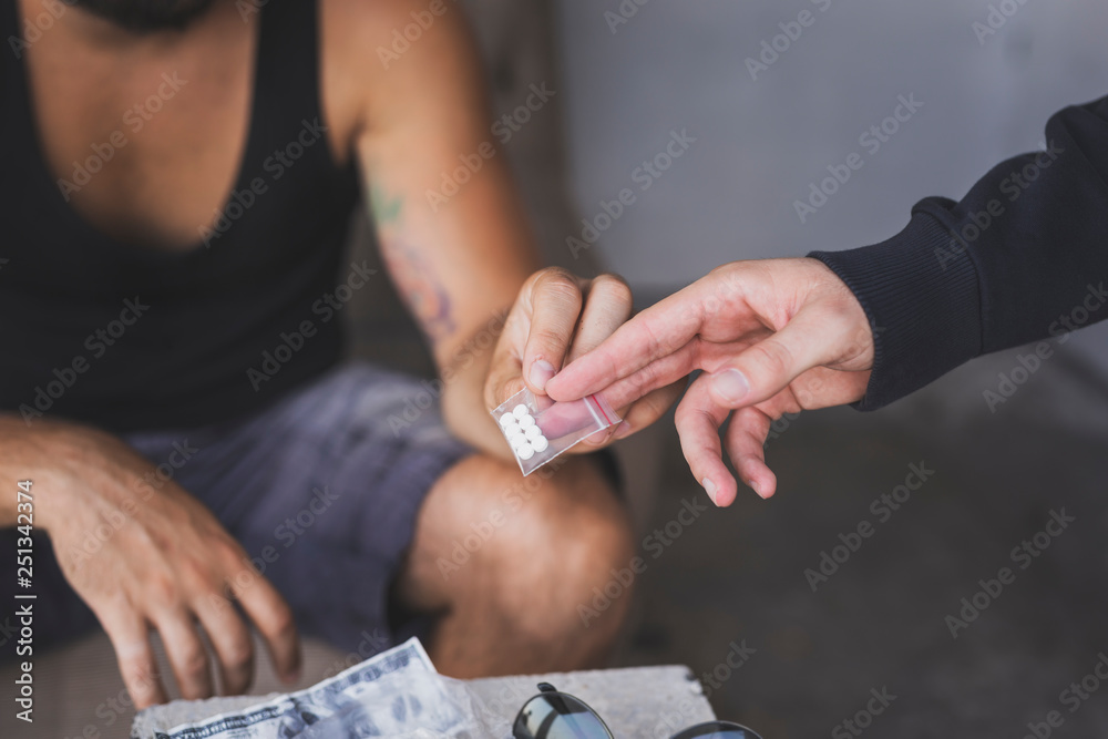 Drug dealer selling MDMA