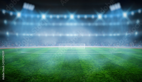 soccer stadium with illumination © Alekss