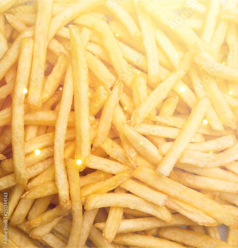 French fries fast food food snack close-up take out fries