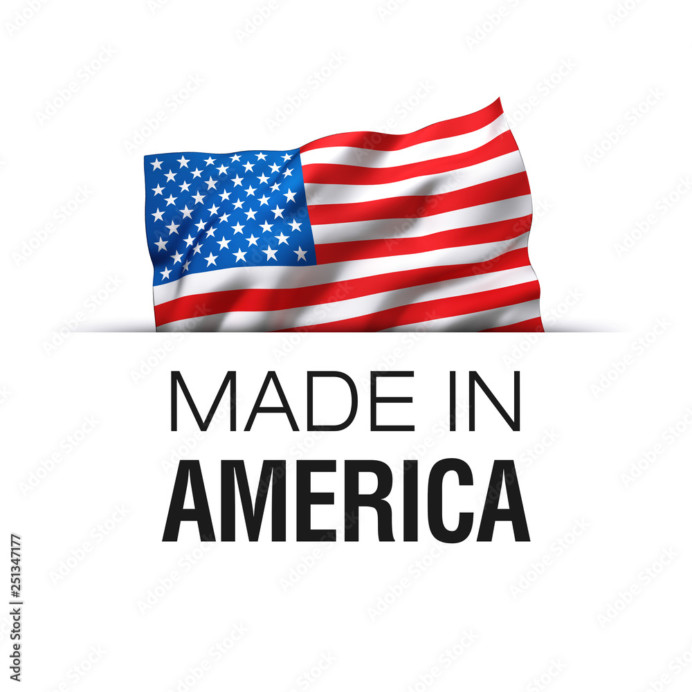 Made in America USA - Label Made in America USA - Label