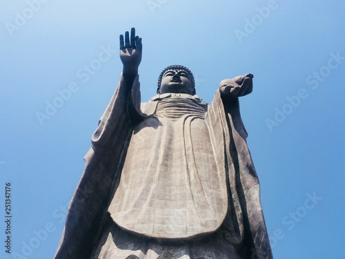 茨城県牛久市の牛久大仏- Ushiku great statue of Ushiku city, Ibaraki prefecture photo