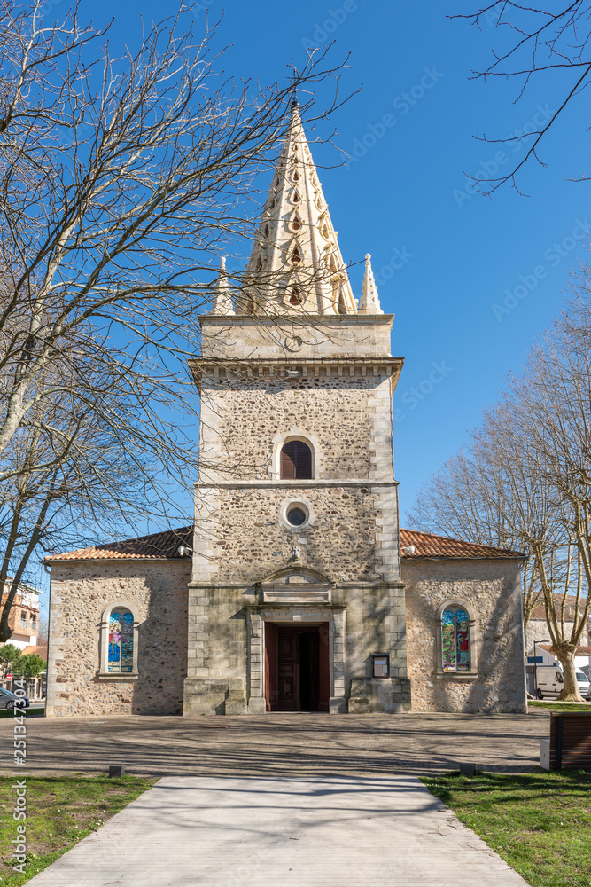 LA TESTE (Bassin d'Arcachon, France), église Saint-Vincent, 14e siècle
