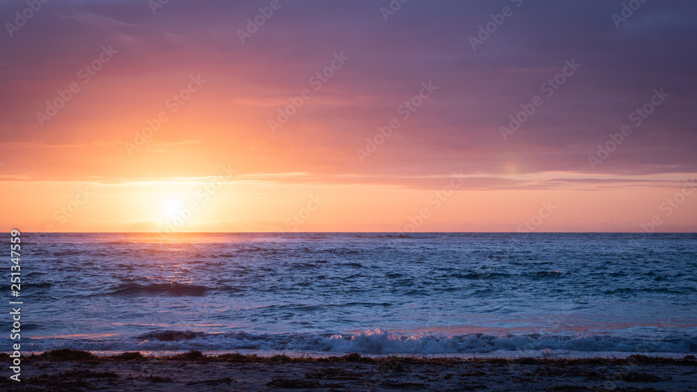 Golden Section sunset, Western Australia at the beach, eagles, fishermen, beautiful