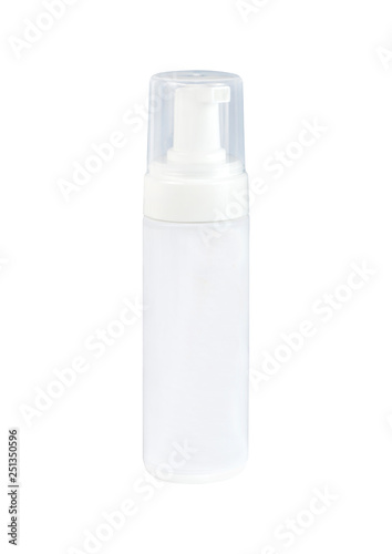 Pump head bottle of cream for skin care