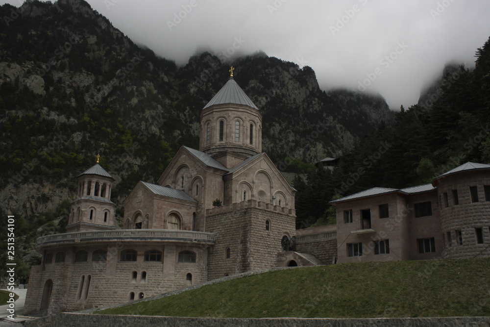 old church in the mountains