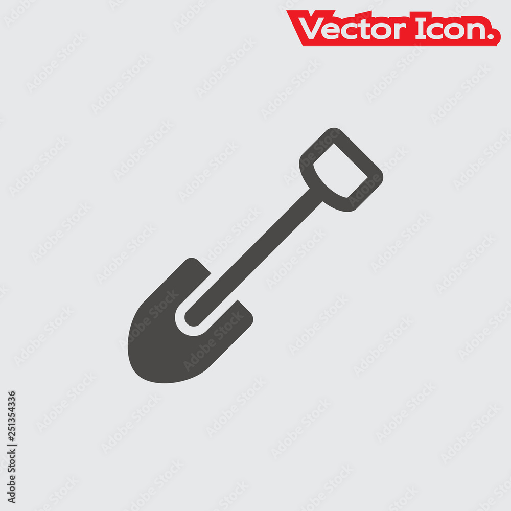 shovel icon isolated sign symbol and flat style for app, web and digital design. Vector illustration. shovel icon isolated sign symbol and flat style for app, web and digital design. Vector illustration.