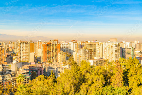 Aerial Cityscape, Santiago de Chile