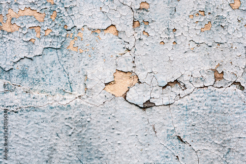 Texture of an old wall, paint.