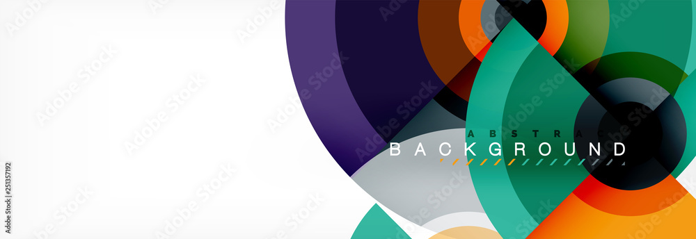 Modern circle background Modern circle background